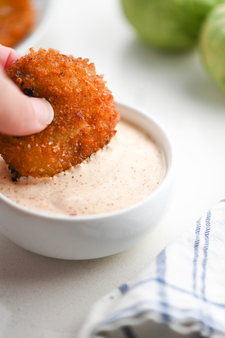 Fried Green Tomatillos Recipe Life's Ambrosia