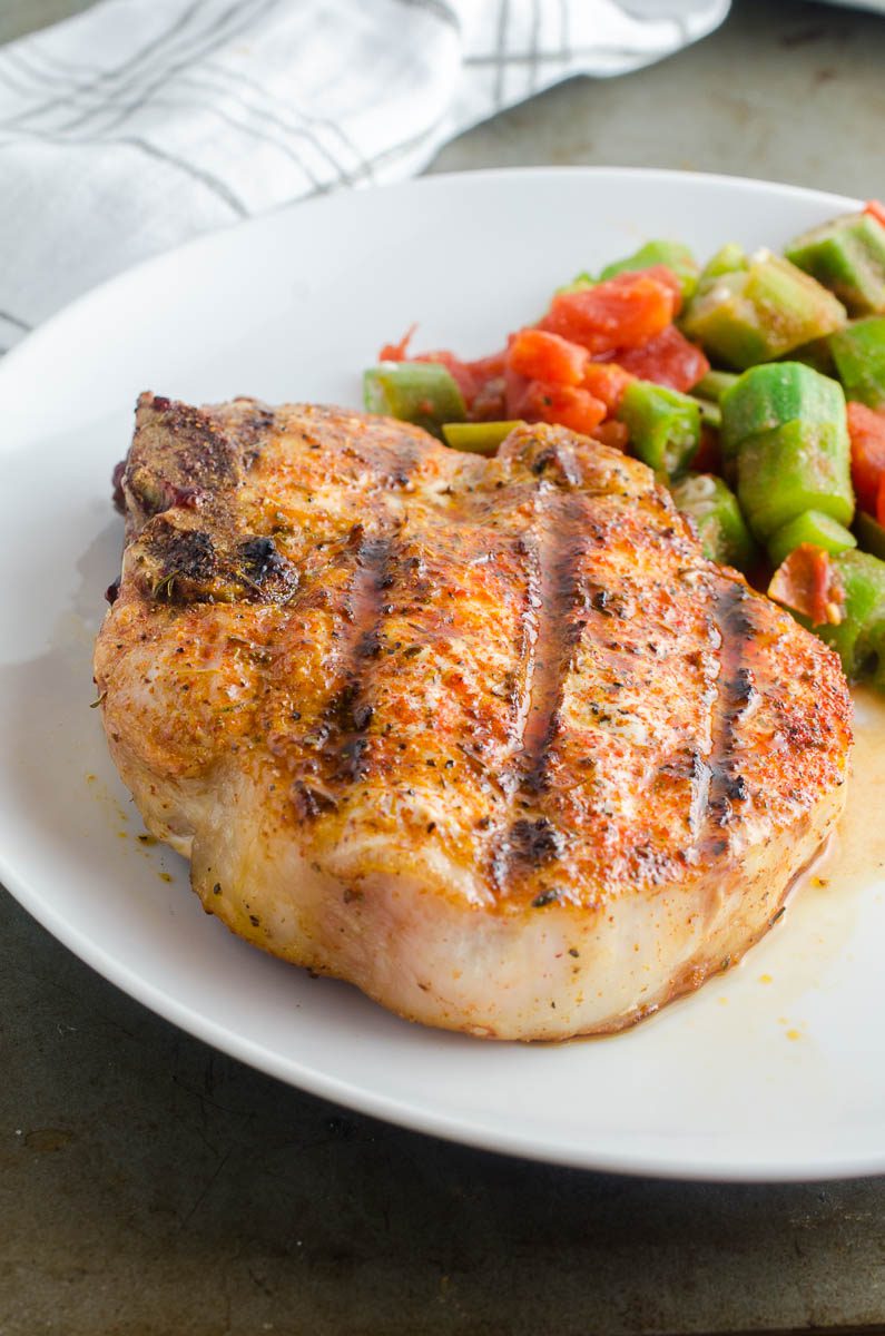 How to cook juicy grilled pork chops