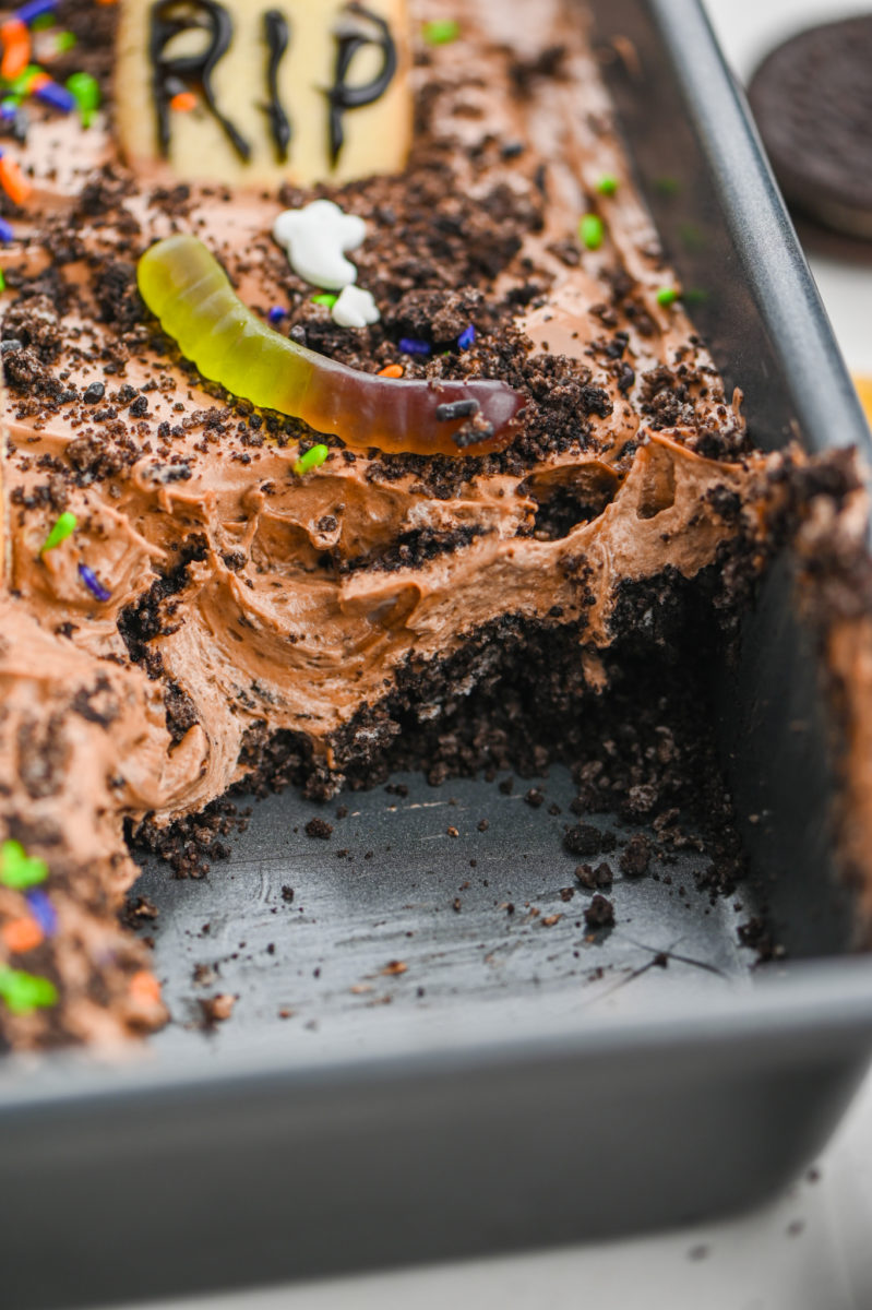 Dirt pudding in 9x13 pan. 