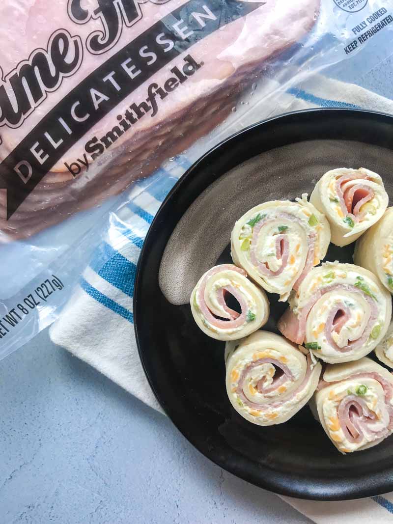 Easy Ham Roll Up appetizer