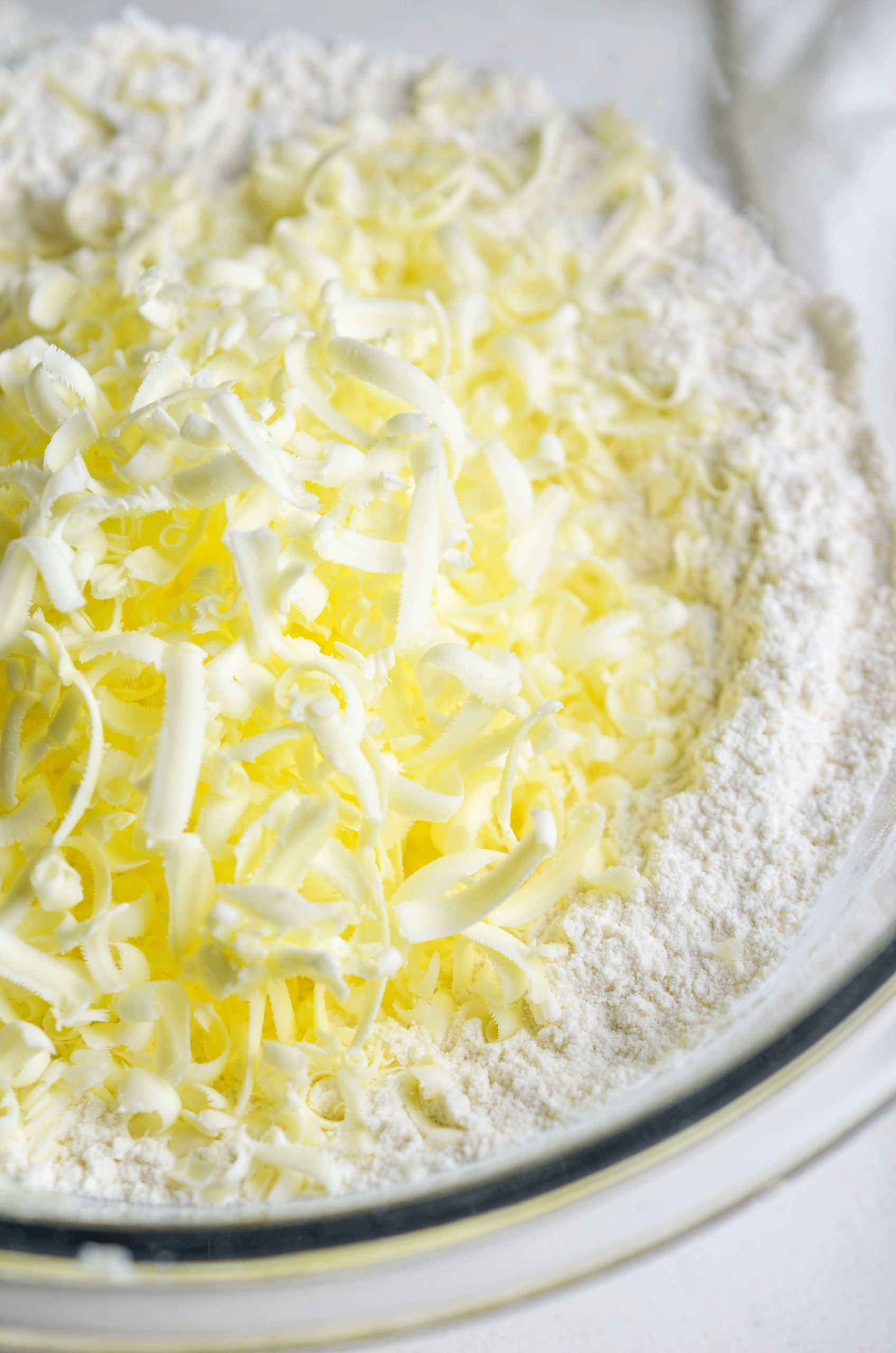 Grated butter