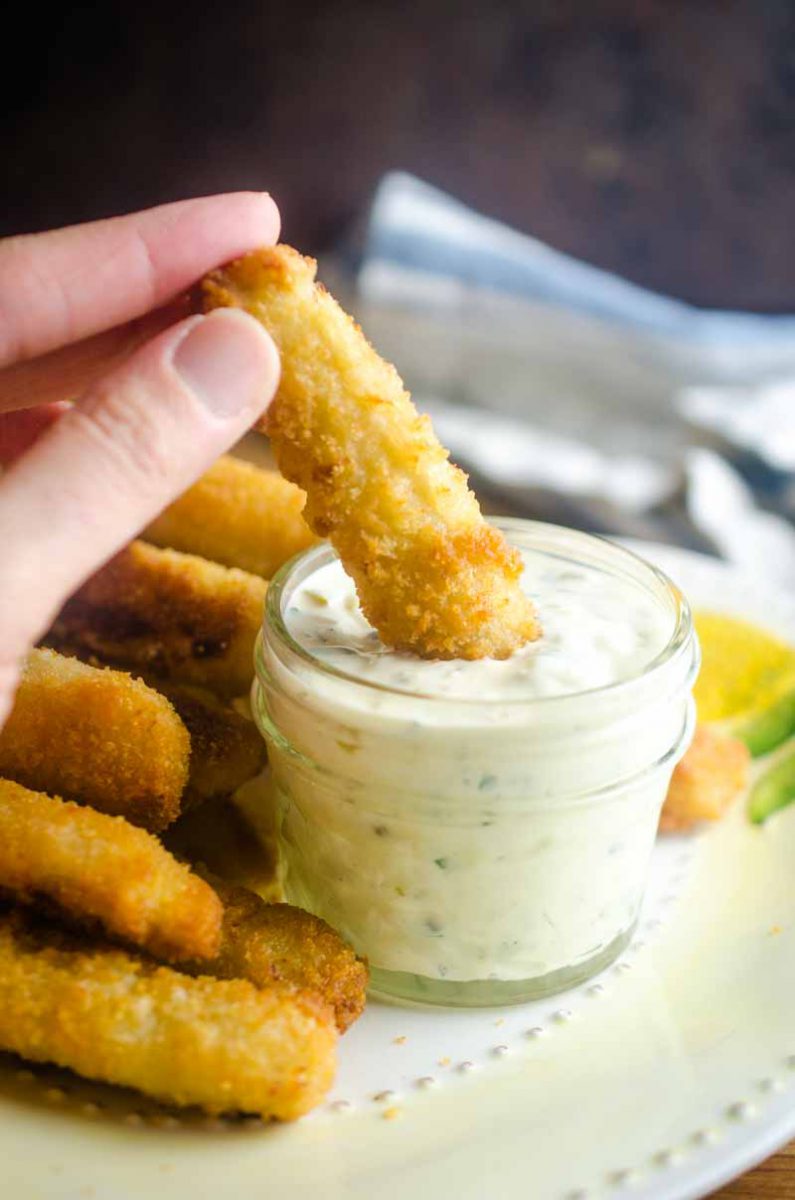 This Tartar Sauce Recipe is beyond easy and not to mention delicious. With just a few ingredients you can make your own and you'll never buy the pre-made stuff again! 