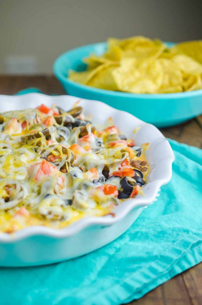 Hot Nacho Dip Recipe {With Video!} | Life&amp;#39;s Ambrosia