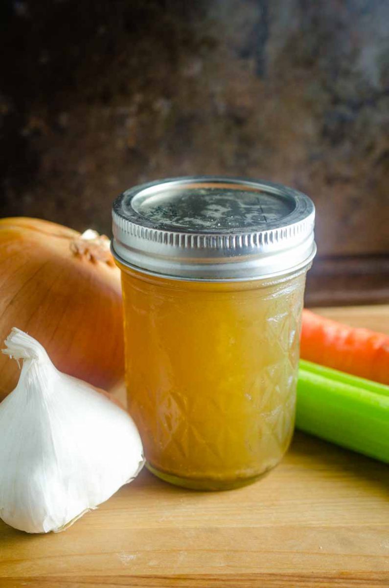 A versatile, flavorful chicken stock that is great to have on hand. Use it in soups, sauces and gravy. 