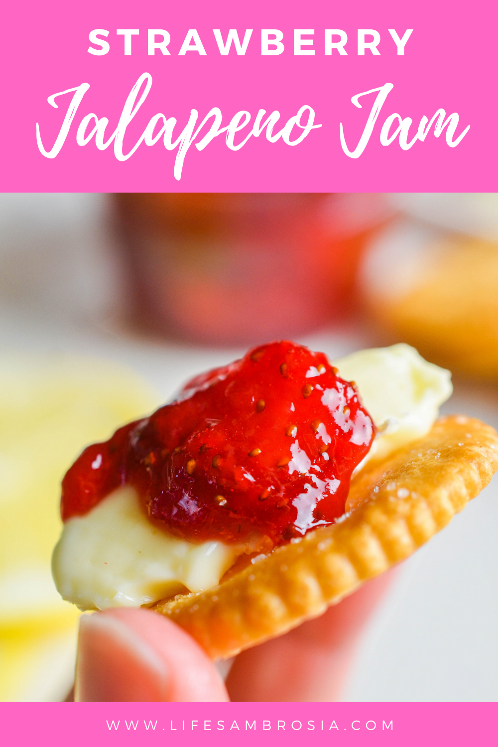 Strawberry Jalapeño Jam Recipe No Pectin or Canning Life's Ambrosia