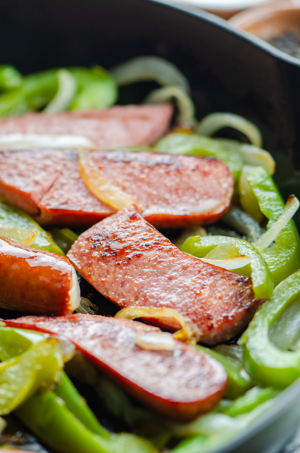 Kielbasa, Peppers and Onions Recipe Life's Ambrosia