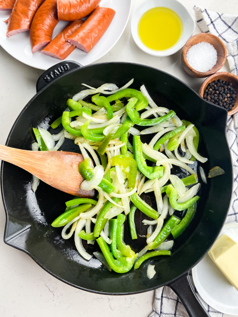 Kielbasa, Peppers and Onions Recipe Life's Ambrosia