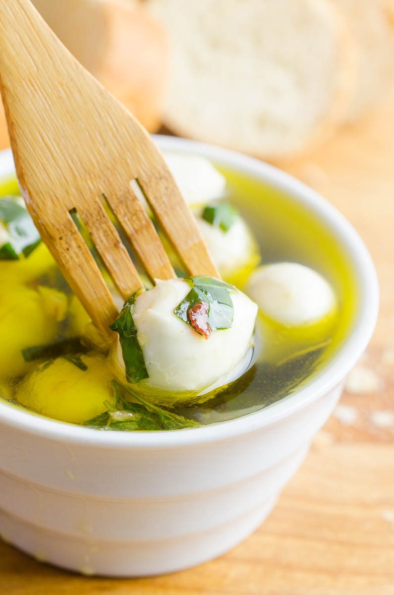 The best marinated mozzarella