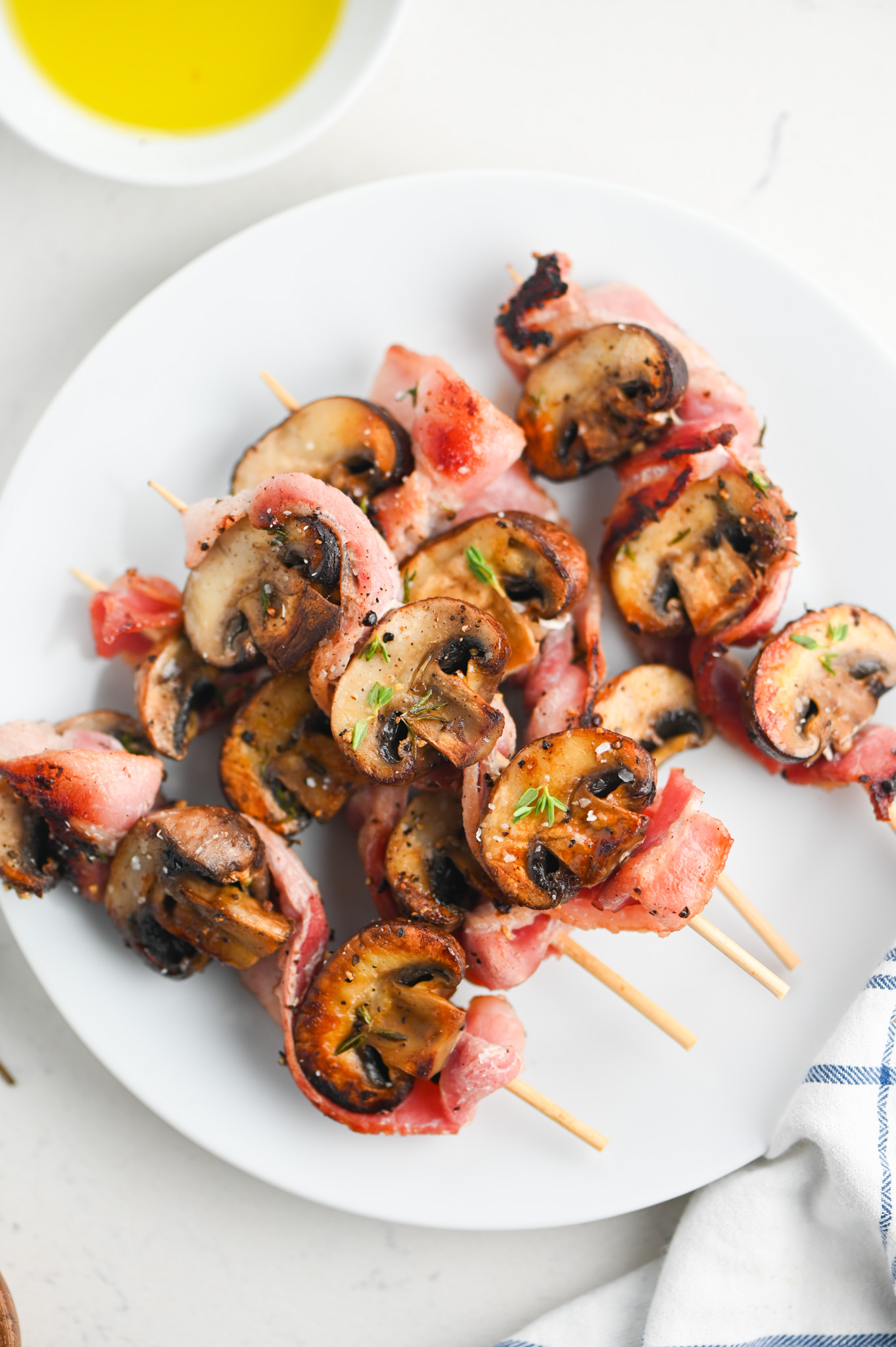 Mushroom Bacon Skewers Life's Ambrosia