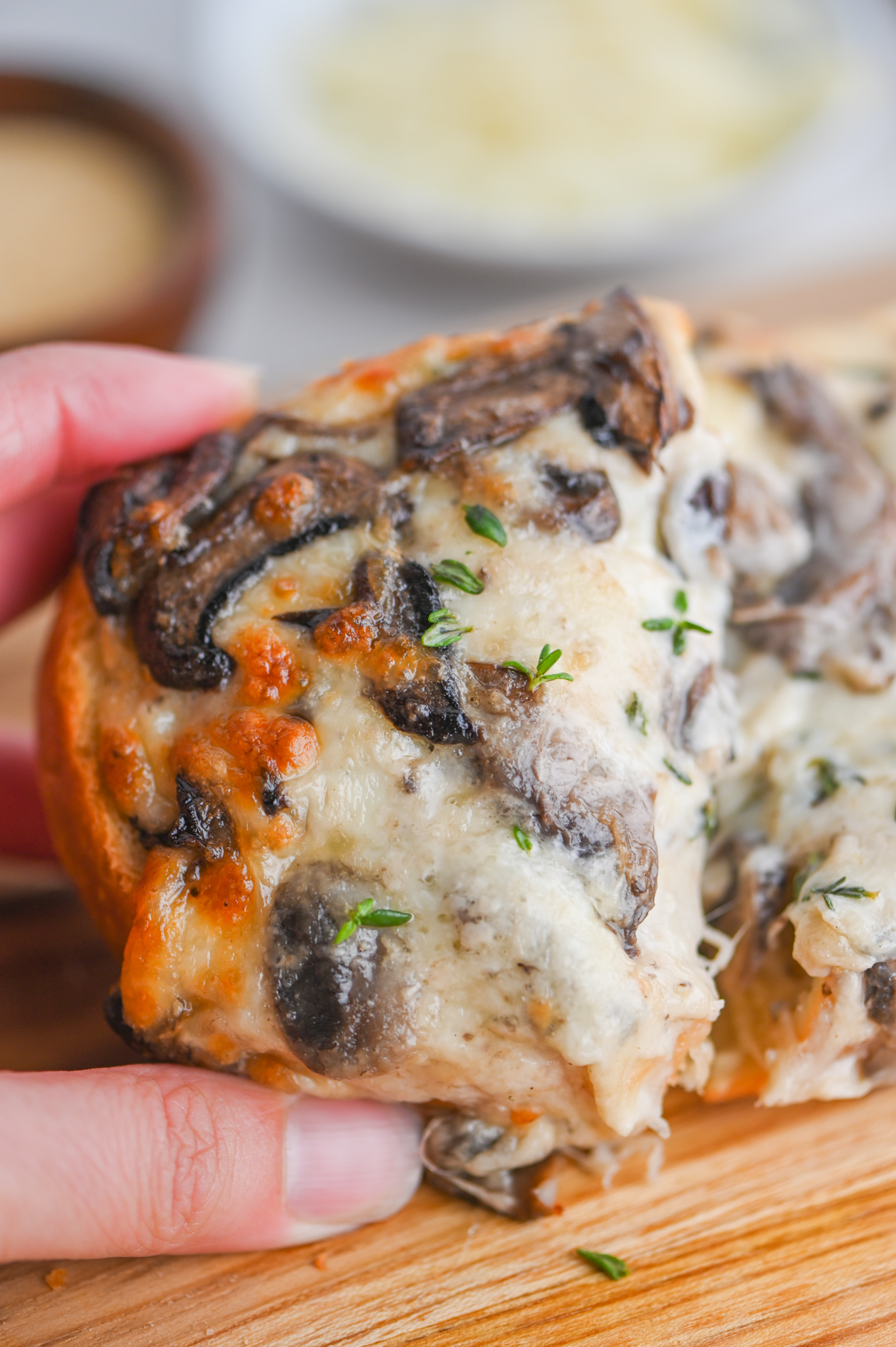 Herb Mushroom Cheese Bread Life's Ambrosia