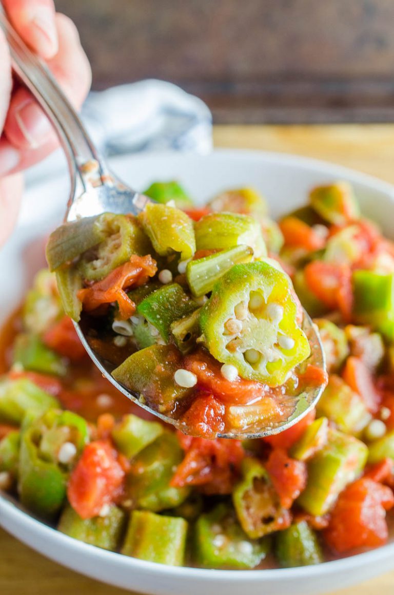 Okra and Tomatoes Recipe Classic Southern Recipe Life's Ambrosia