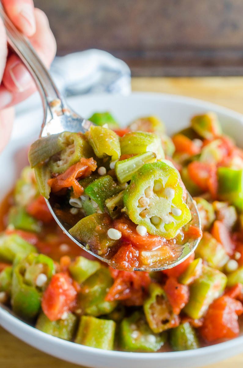 A classic for a reason! Okra and Tomatoes is a quick and easy vegetable side dish perfect for weeknights. 