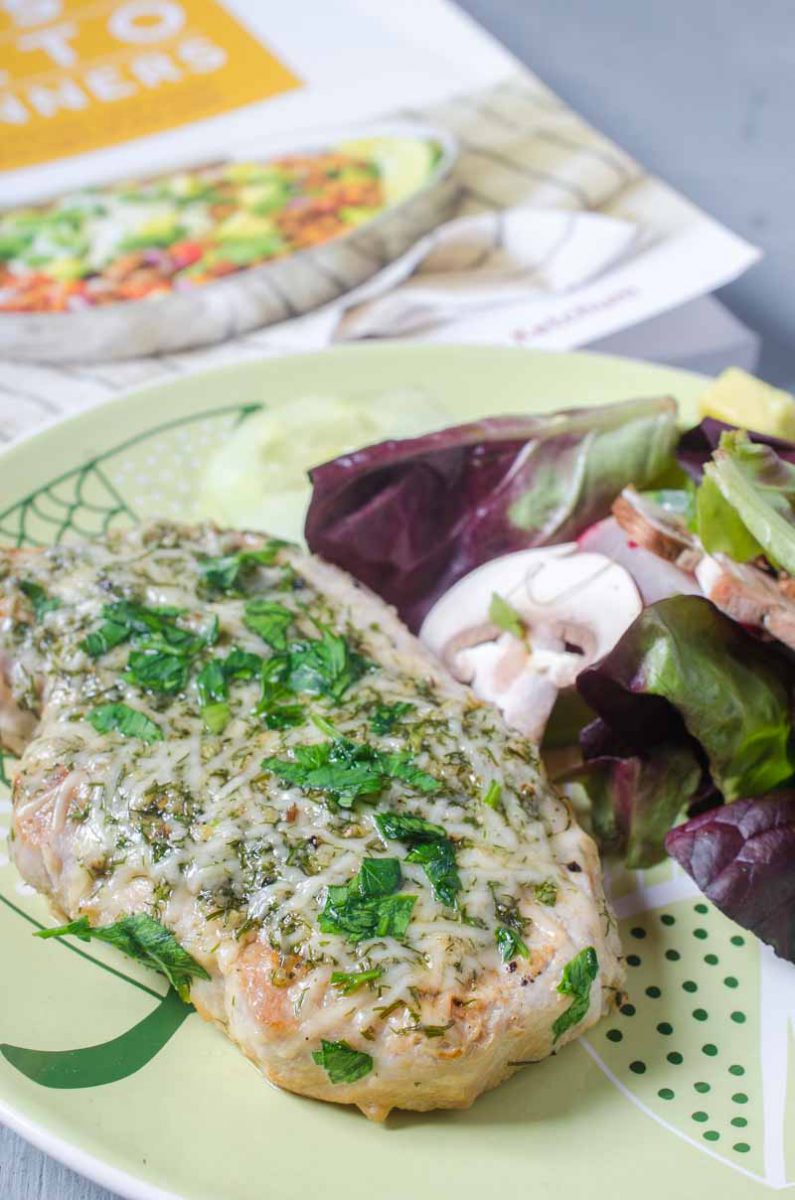 Parmesan Ranch Pork Chops are an easy and flavorful weeknight meal. You probably have all of the ingredients needed in your kitchen right now! 