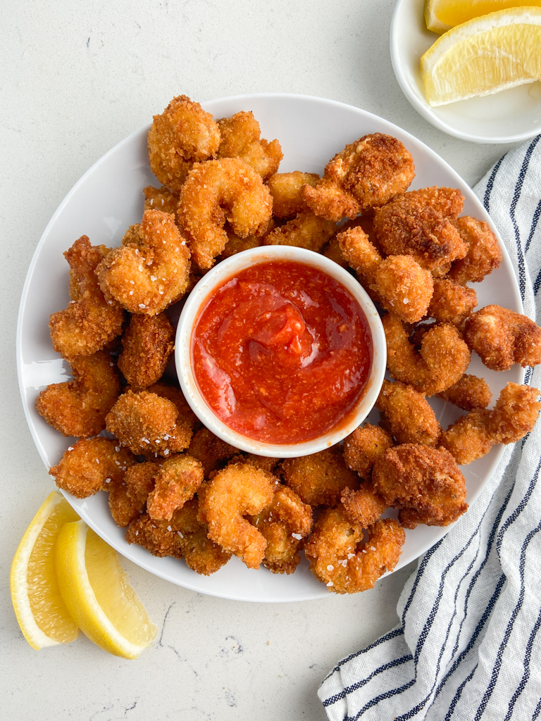 Cajun Popcorn Shrimp Recipe {with Video!}