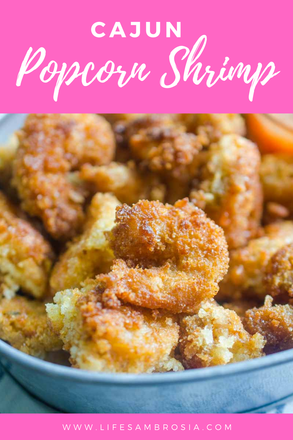 Cajun Popcorn Shrimp Recipe {with Video!} Life's Ambrosia