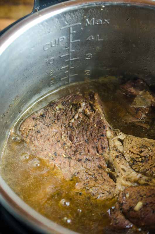 Pot Roast in the Pressure Cooker. 