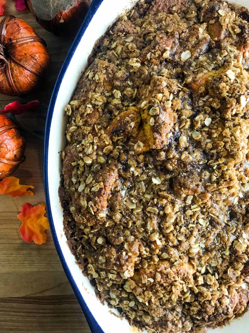 Pumpkin French Toast Casserole