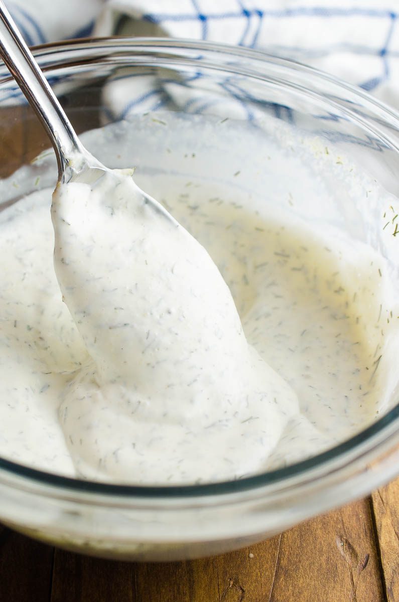 Thick and creamy homemade ranch dip