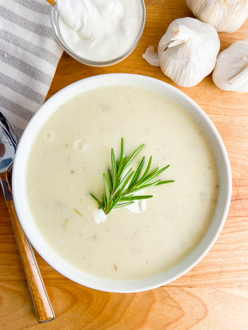 Easy Roasted Garlic Soup Recipe - Life's Ambrosia