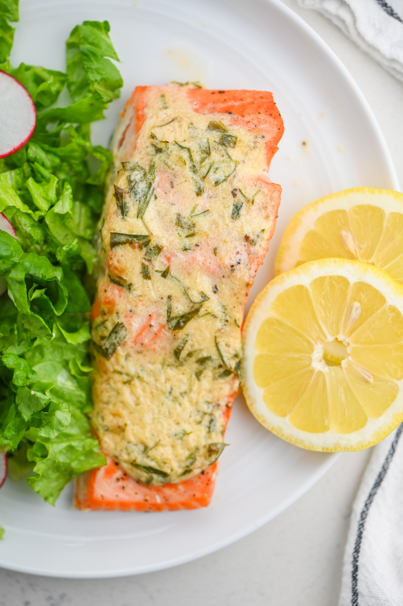 Salmon with Dijon Tarragon Sauce Life's Ambrosia