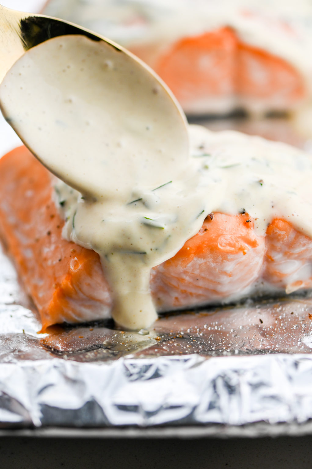 Salmon with Dijon Tarragon Sauce Life's Ambrosia