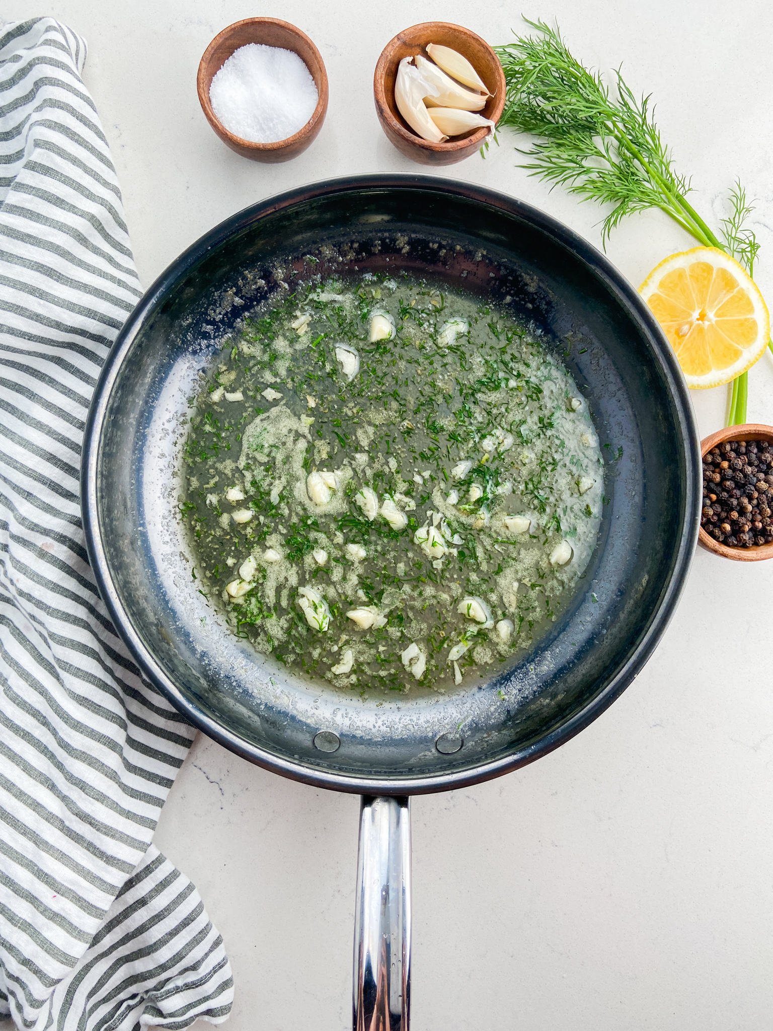 Salmon with White Wine Dill Sauce Life's Ambrosia