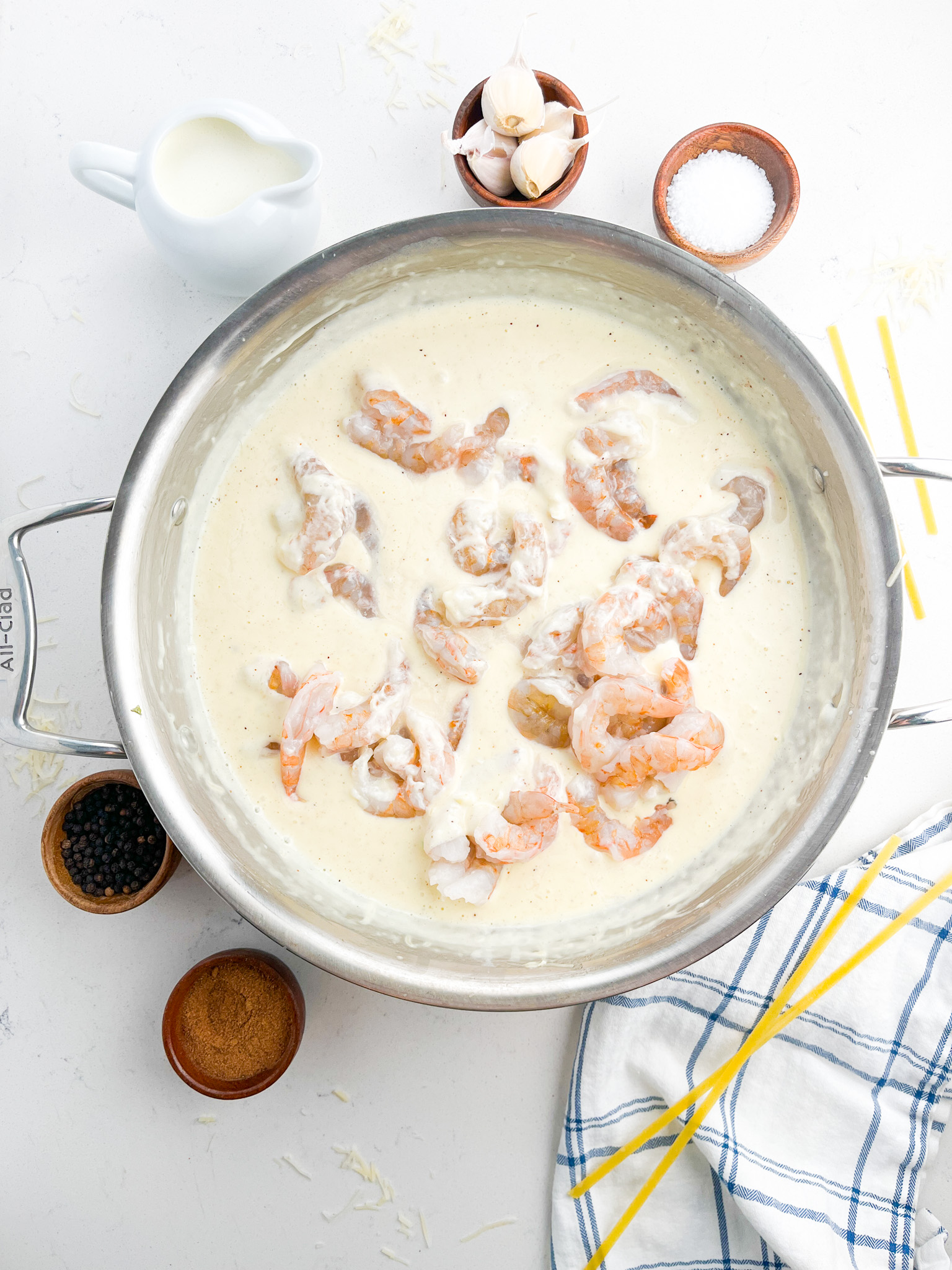 Shrimp Fettuccine Alfredo - Life's Ambrosia