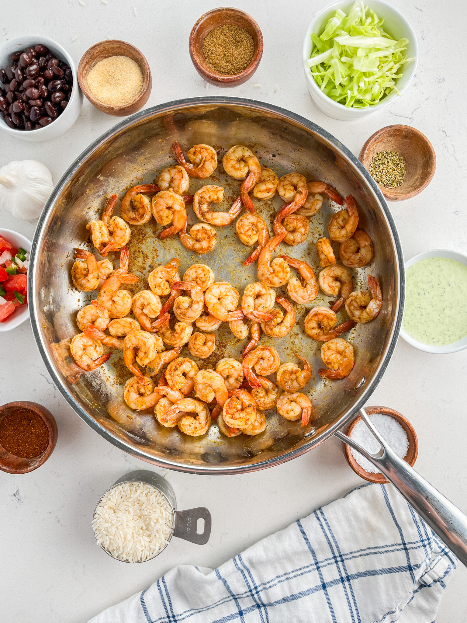 Shrimp Rice Bowl Recipe | Life's Ambrosia