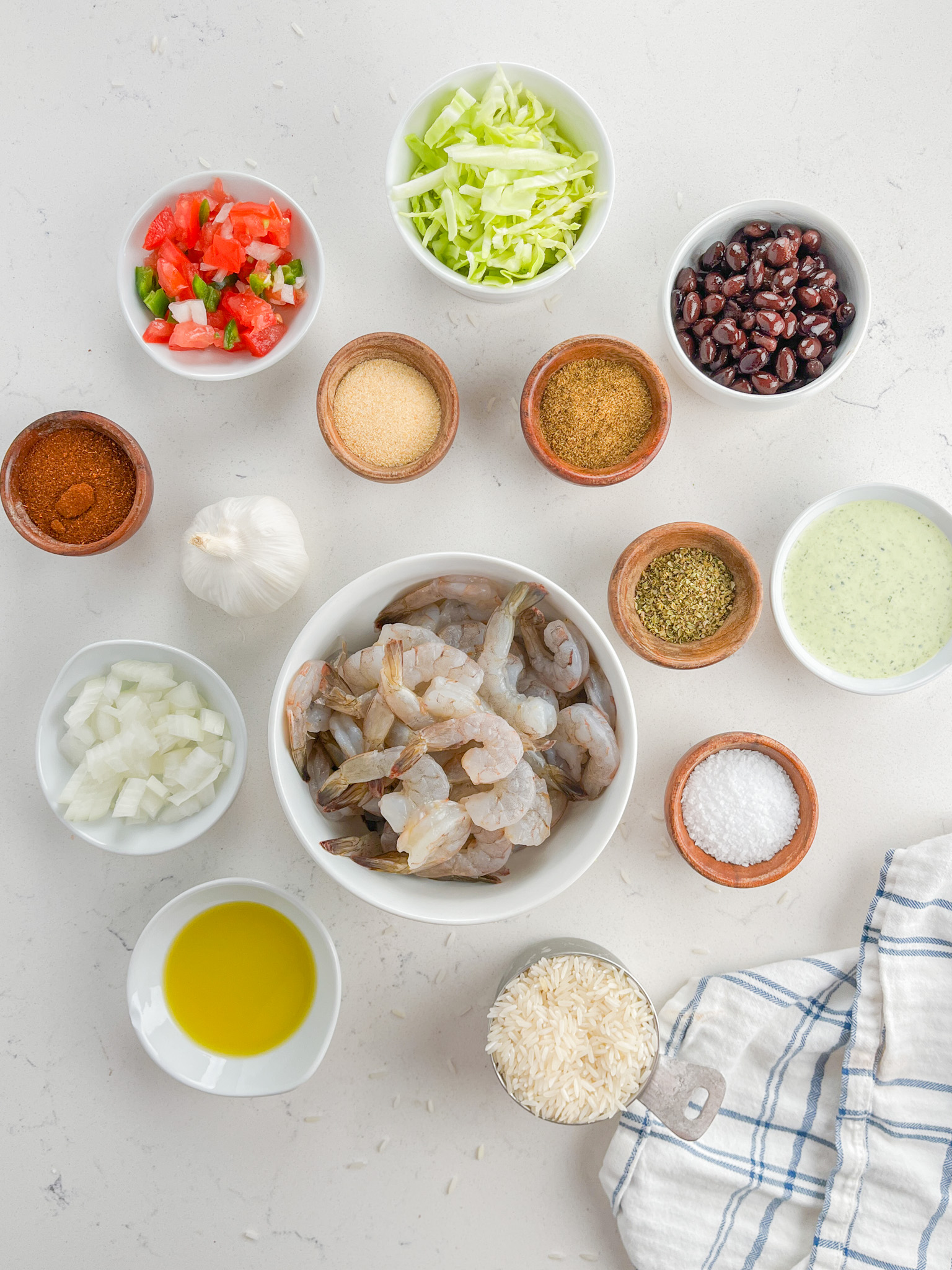 Shrimp Rice Bowl Recipe | Life's Ambrosia