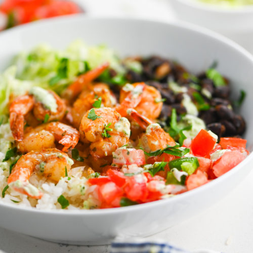 Shrimp Rice Bowl Recipe | Life's Ambrosia