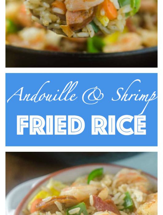 Andouille and Shrimp Fried Rice Life's Ambrosia