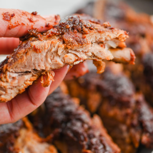 Slow Cooker Pork Ribs with Honey Chipotle BBQ Sauce Life's Ambrosia