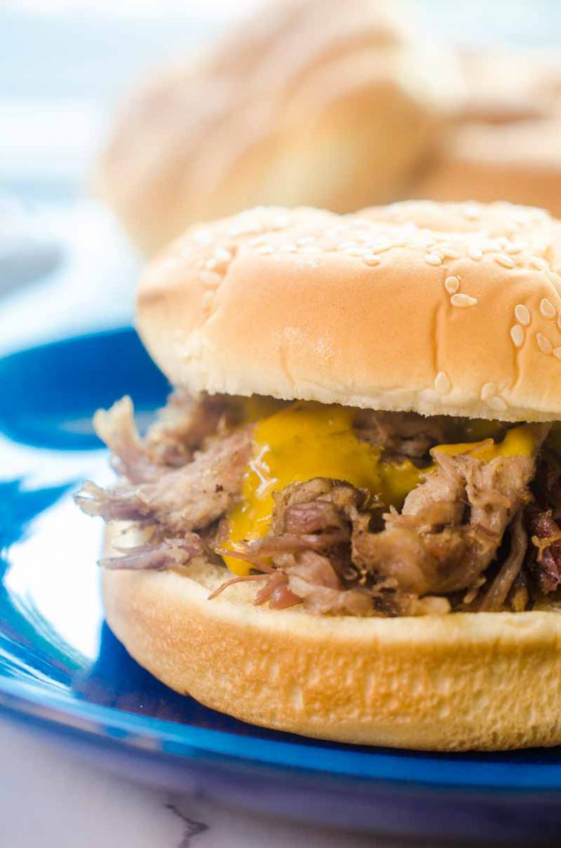 Slow Cooker Pulled Pork is great for pulled pork sandwiches! 