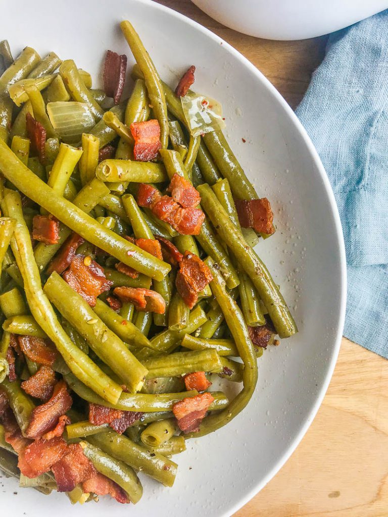 Southern Style Green Beans with Bacon Life's Ambrosia
