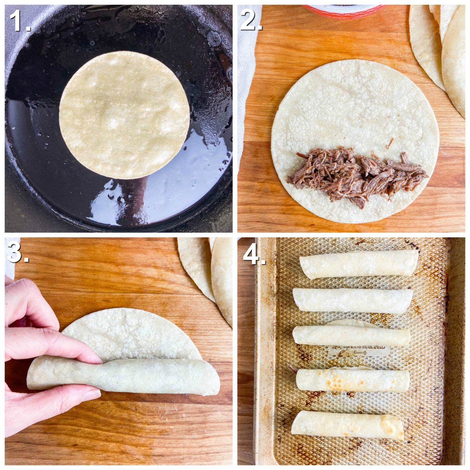 Easy Shredded Beef Taquitos Recipe Life's Ambrosia