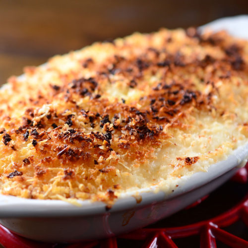 Cheesy Cauliflower Mash Life's Ambrosia