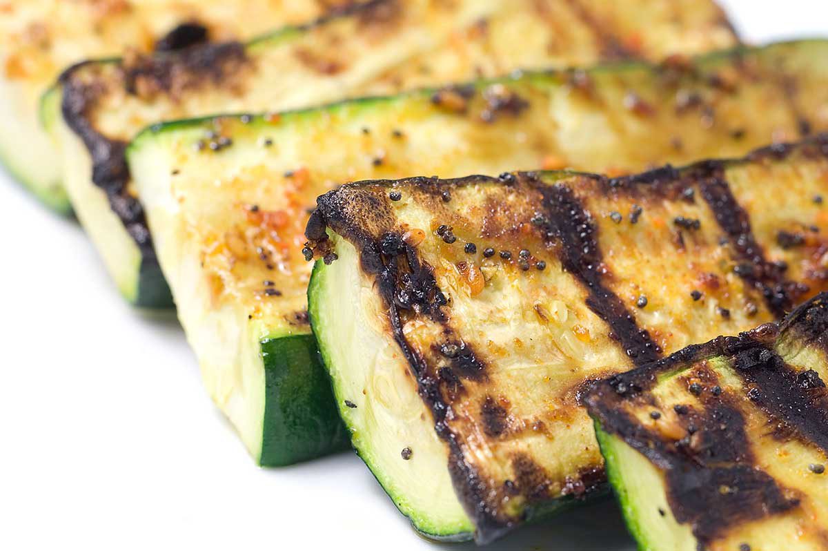 Grilled Zucchini is a great way to use up all of that summer garden zucchini. It makes a great side dish for grilled meats and seafood. 