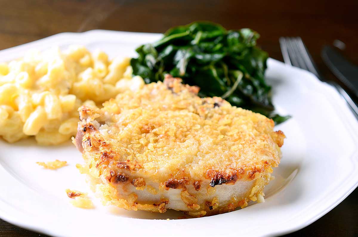 Potato Chip Crusted Pork Chops - Life's Ambrosia